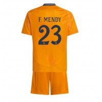 Maglie da calcio Real Madrid Ferland Mendy #23 Seconda Maglia Bambino 2024-25 Manica Corta (+ Pantaloni corti)